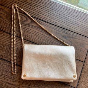 Street Level Gold Crossbody Bag/Clutch